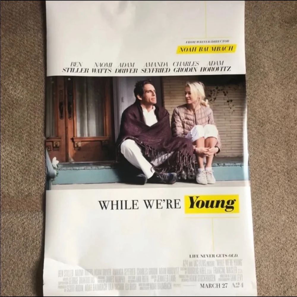 While We're Young (2014) Theatrical Movie Poster